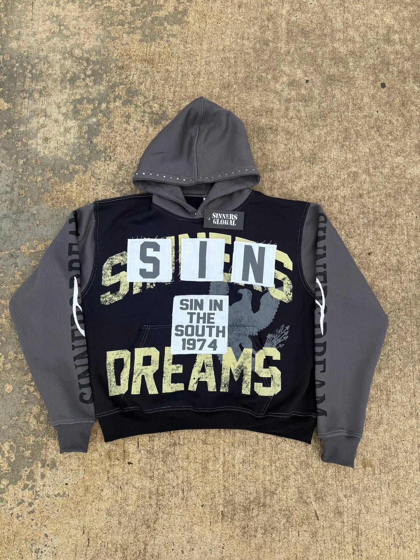 Gray sin in the south hoodie