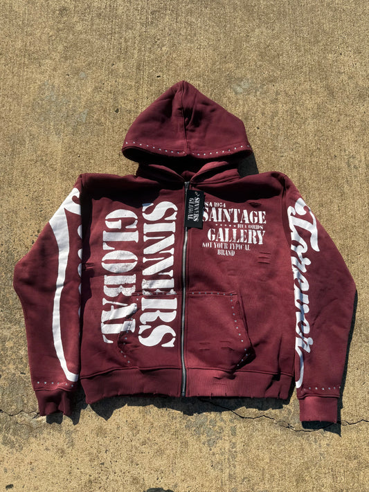 “Burgundy” Forever Global Jacket