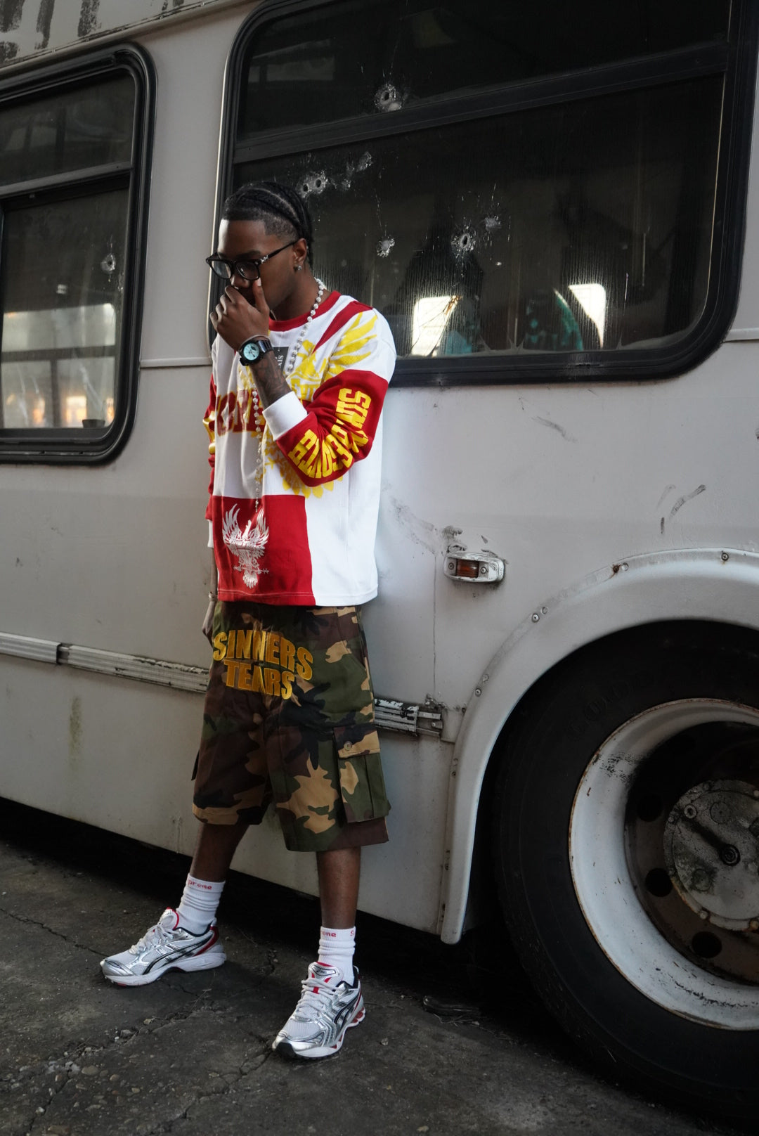 Sinners Tears Camo Shorts