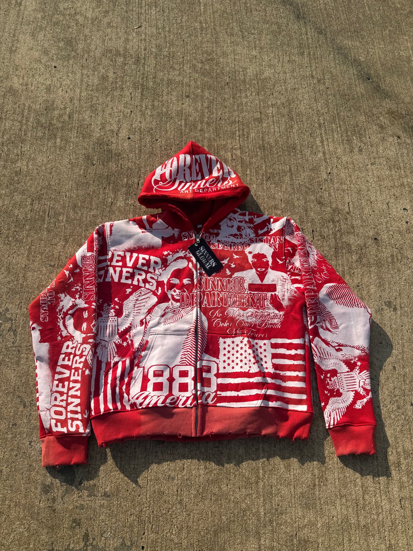 “Red” Forever Sinners Art Department Jacket