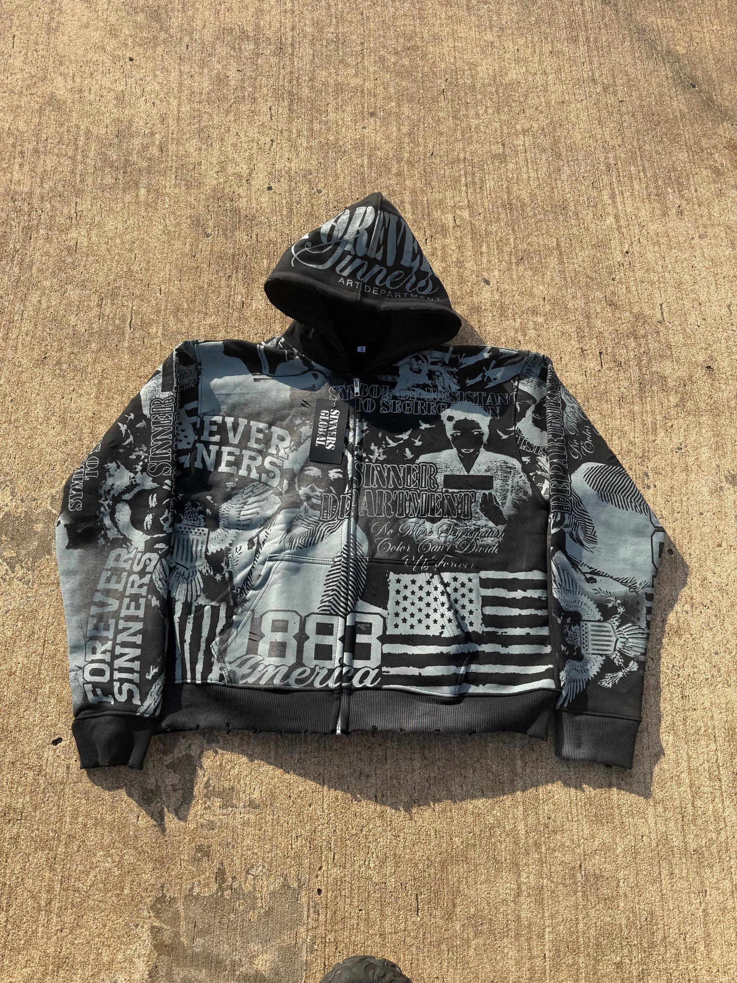 “Black” Forever Sinners Art Department Jacket