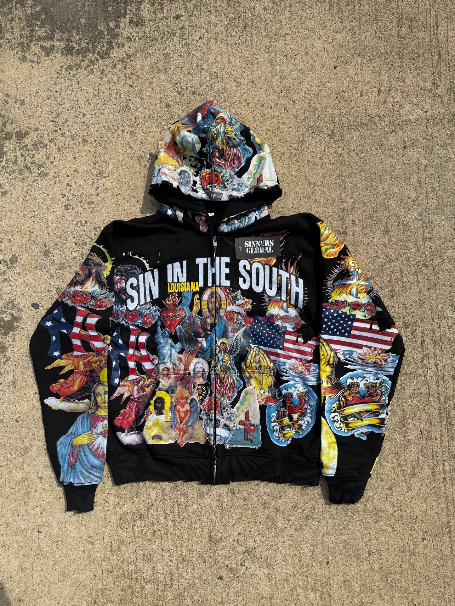 Black Forever Sinners SIN IN THE SOUTH JACKET