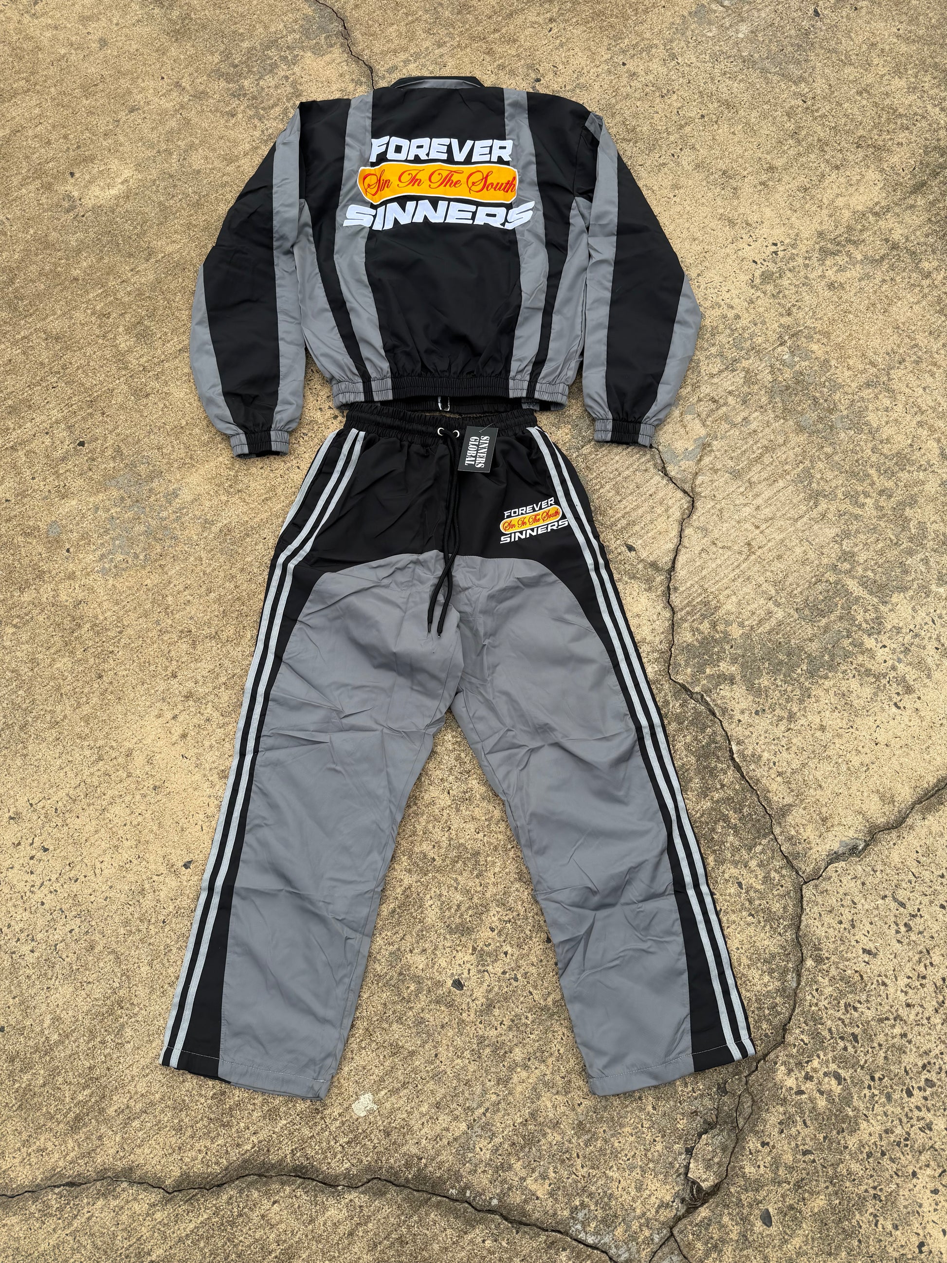 “Black” Forever Sinners Winter Tracksuits – Forever Sinners Apparel