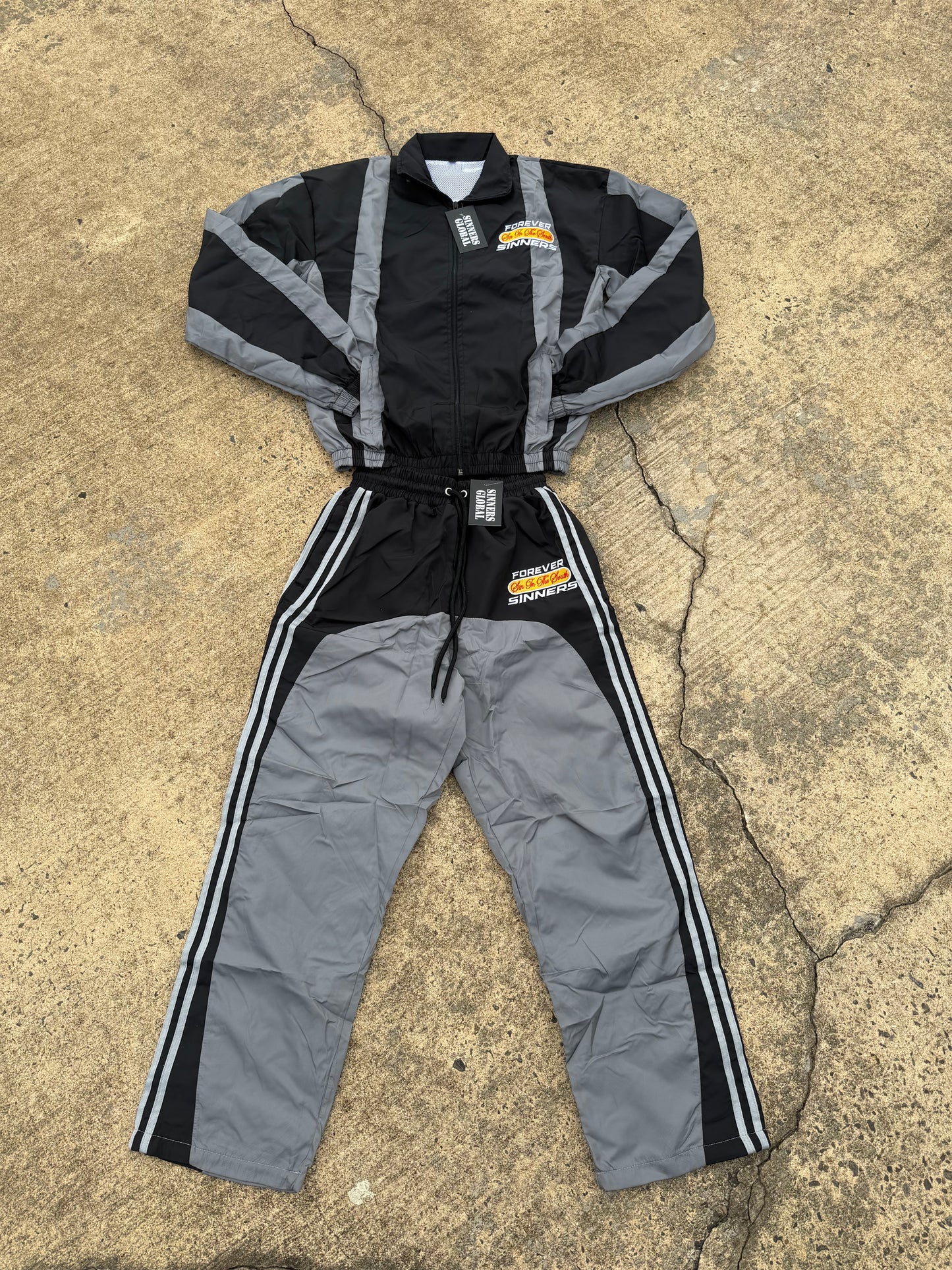 “Black” Forever Sinners Winter Tracksuits